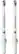 Alt View 19. Philips Sonicare - Power Flosser Quad Stream Tips (F3), 2pk, HX3062/00 - White.