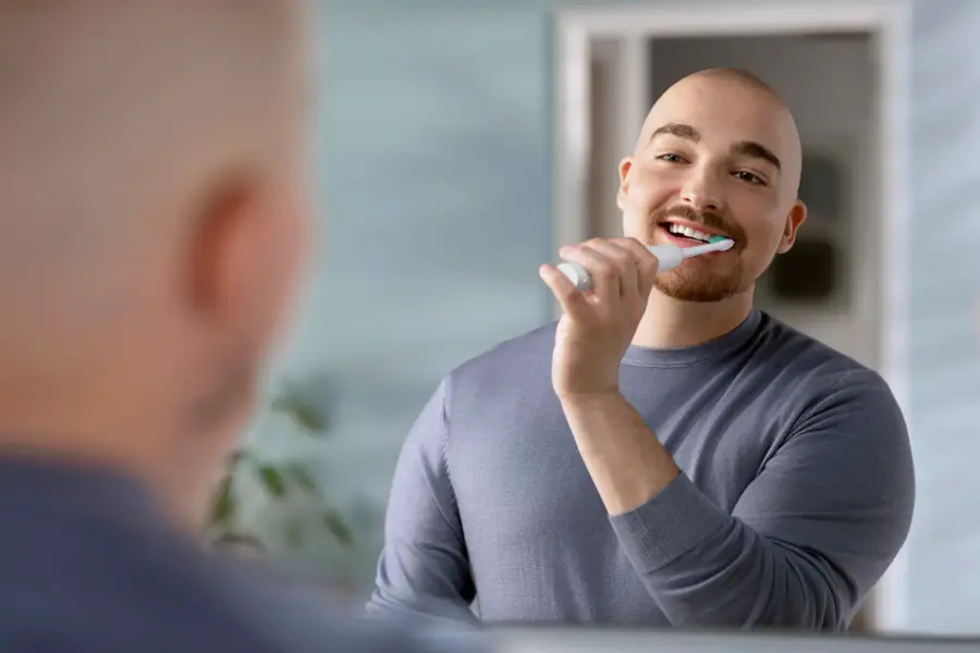 Alt View 23. Philips Sonicare - 1100 Power Toothbrush, Rechargeable Electric Toothbrush - White Grey.