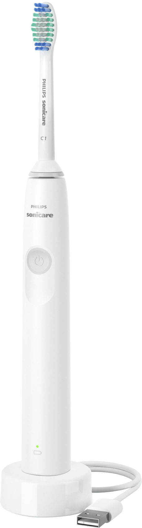 Philips Sonicare 1100 Power Toothbrush, Rechargeable Electric Toothbrush  White Grey HX3641/02 Best Buy