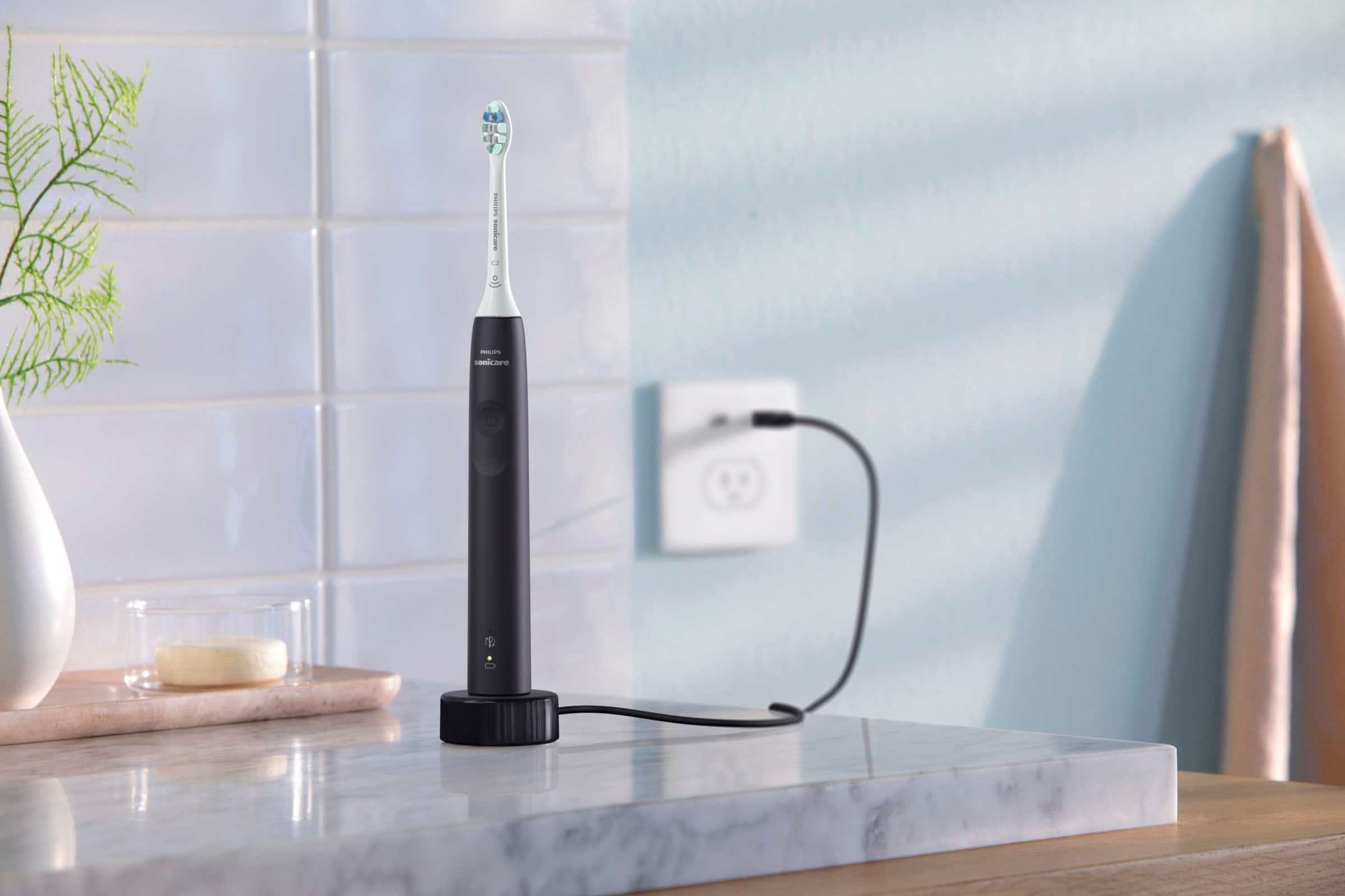 Alt View 23. Philips Sonicare - 4100 Power Toothbrush - Black.