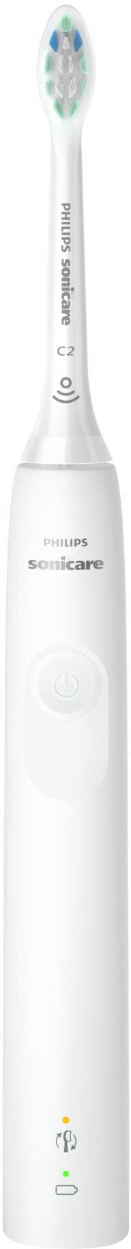 Left. Philips Sonicare - 4100 Power Toothbrush - White.