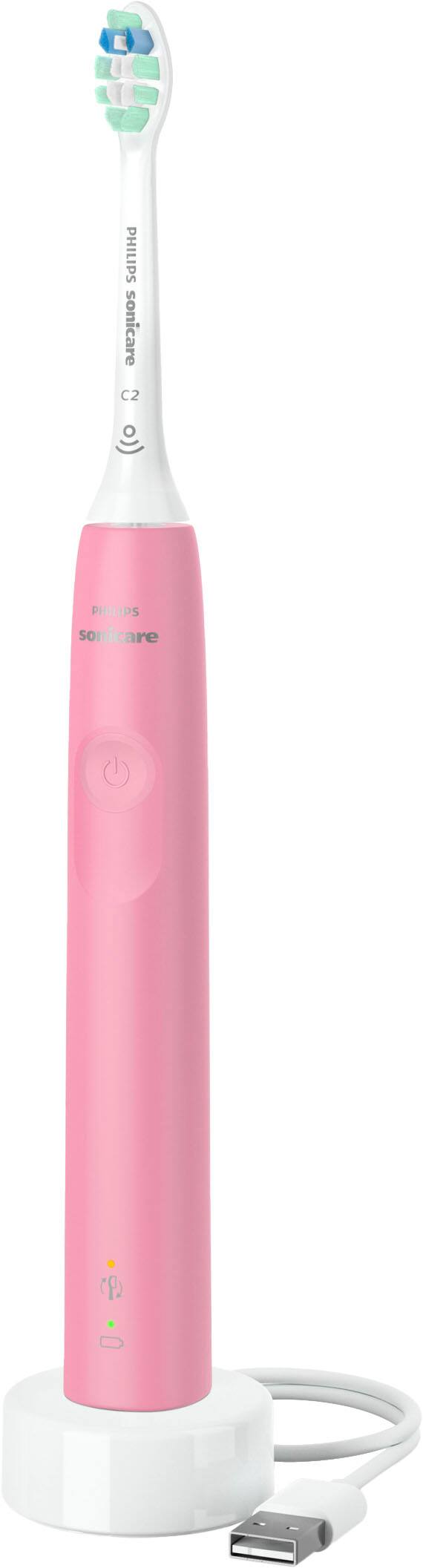 Alt View 17. Philips Sonicare - 4100 Power Toothbrush - Deep Pink.