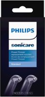 Philips Sonicare - Power Flosser Standard Tips (F1), 2pk, White HX3042/00 - White - Angle_Zoom