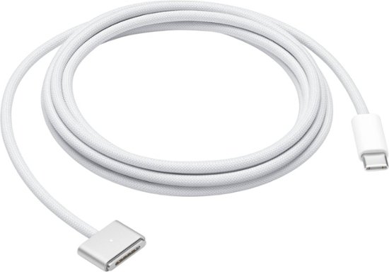 Apple ' (2M) USB-C to MagSafe 3 Charging Cable for MacBook Pro White  MLYV3AM/A - Best Buy