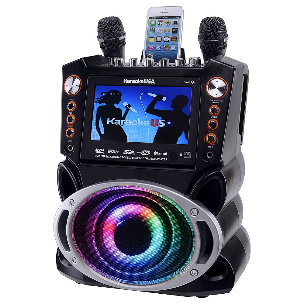 Left View: VocoPro Gig Star Professional Karaoke and Multi Format Entertainment System