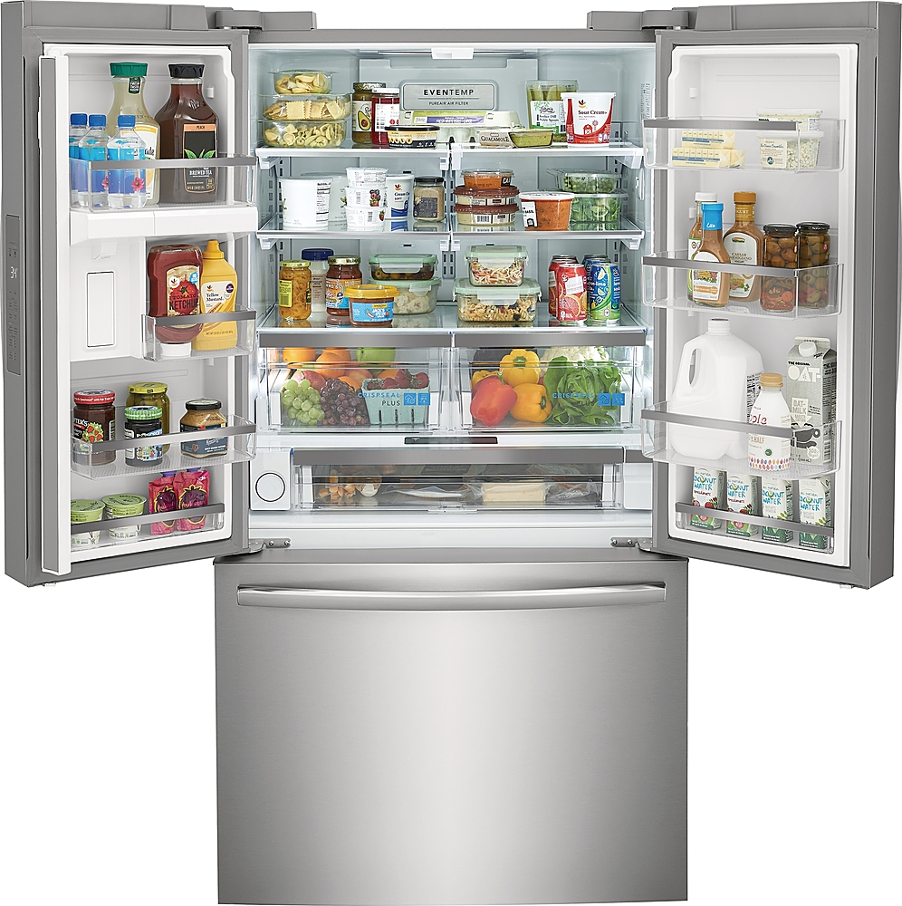 Alt View 3. Frigidaire - Gallery 28.8 Cu. Ft. French Door Refrigerator - Stainless Steel.