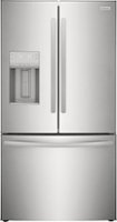 Frigidaire - 22.6 Cu. Ft. Counter-Depth French Door Refrigerator - Stainless Steel - Front_Zoom