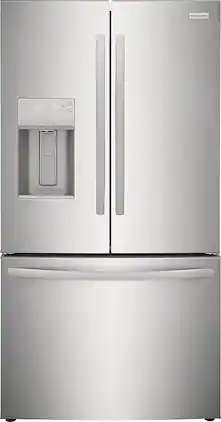 Frigidaire - 22.6 Cu. Ft. Counter-Depth French Door Refrigerator - Stainless Steel