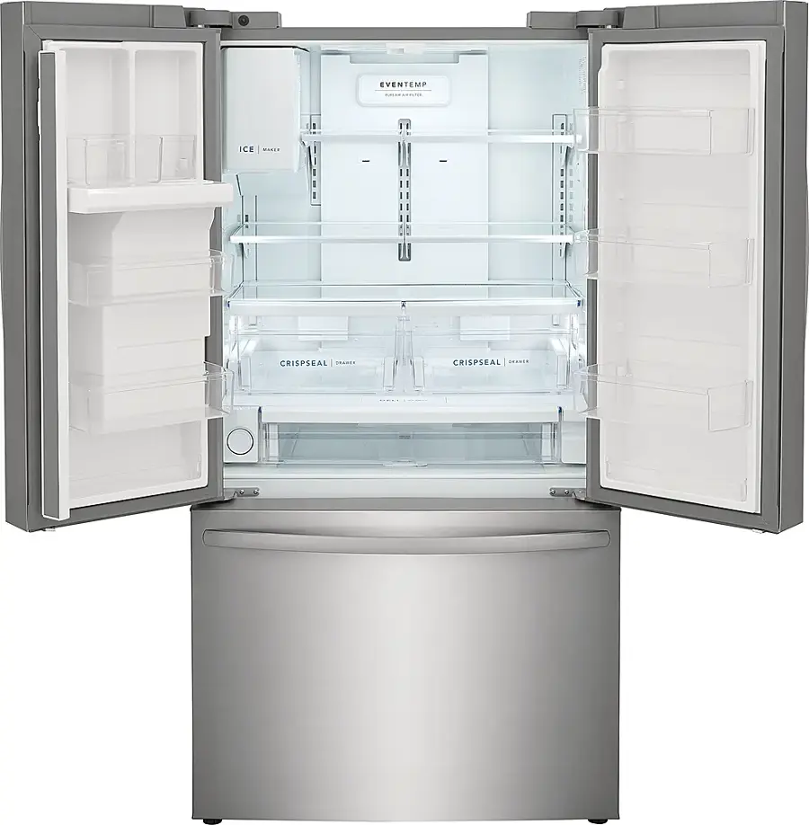 Alt View 2. Frigidaire - 22.6 Cu. Ft. Counter-Depth French Door Refrigerator - Stainless Steel.