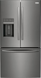 Frigidaire - Gallery 27.8 Cu. Ft. French Door Refrigerator - Black Stainless Steel - Front_Zoom
