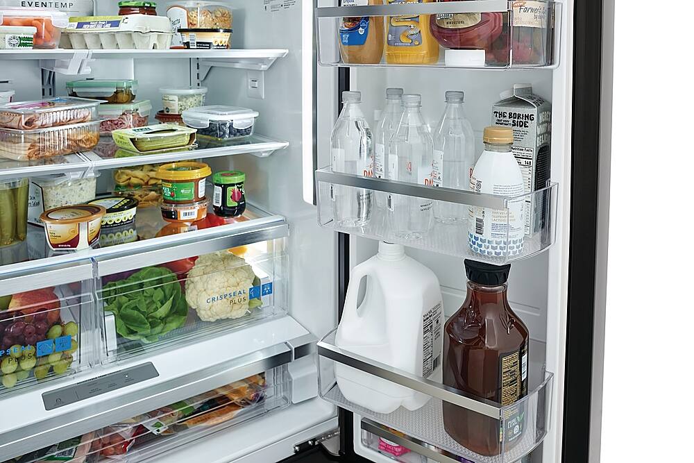 Alt View 19. Frigidaire - Gallery 27.8 Cu. Ft. French Door Refrigerator - Black Stainless Steel.