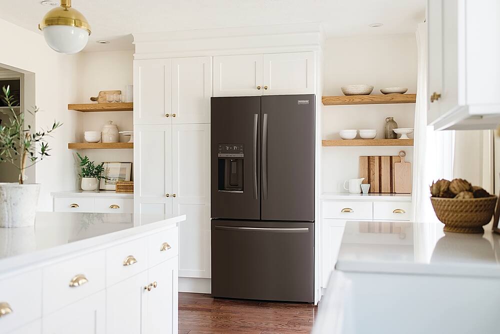 Alt View 22. Frigidaire - Gallery 27.8 Cu. Ft. French Door Refrigerator - Black Stainless Steel.