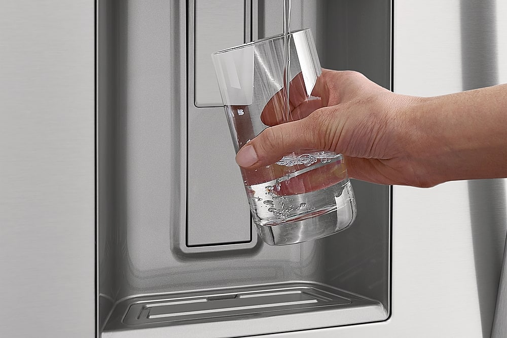 Alt View 11. Frigidaire - Gallery 22.6 Cu. Ft. Counter-Depth French Door Refrigerator - Stainless Steel.