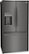 Angle Zoom. Frigidaire - Gallery 22.6 Cu. Ft. Counter-Depth French Door Refrigerator - Black Stainless Steel.