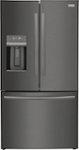 Front Zoom. Frigidaire - Gallery 22.6 Cu. Ft. Counter-Depth French Door Refrigerator - Black Stainless Steel.