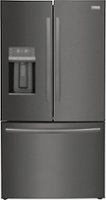 Frigidaire - Gallery 22.6 Cu. Ft. Counter-Depth French Door Refrigerator - Black Stainless Steel - Front_Zoom