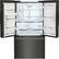 Alt View 3. Frigidaire - Gallery 22.6 Cu. Ft. Counter-Depth French Door Refrigerator - Black Stainless Steel.