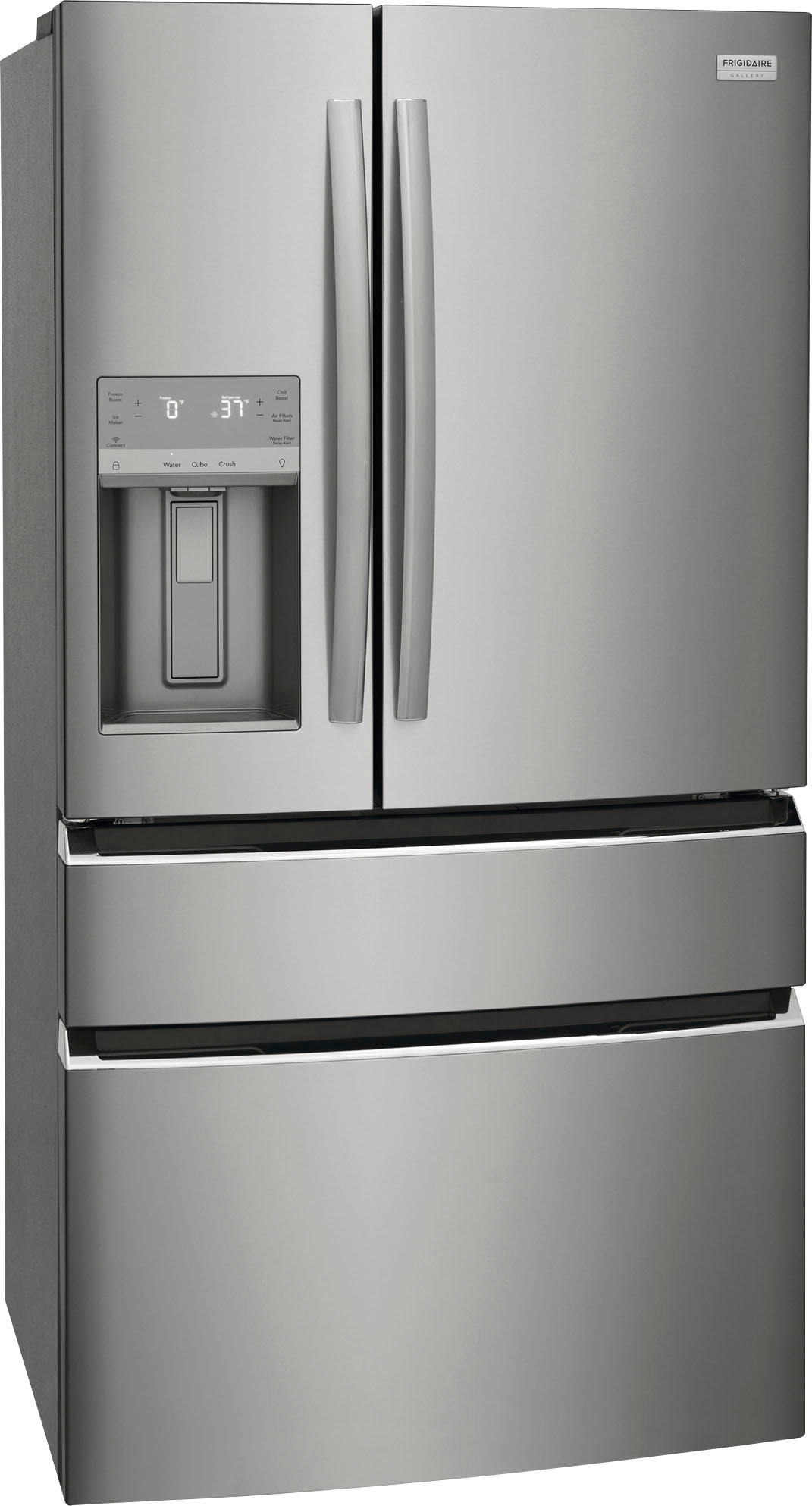 Angle View: Fisher & Paykel - 16.8 Cu. Ft. French Door Built-In Refrigerator with ActiveSmart - Custom Panel Ready