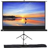 Kodak - 80 inches Portable Projector Screen, Adjustable Projection Screen with Tripod Stand & Carry Bag - White