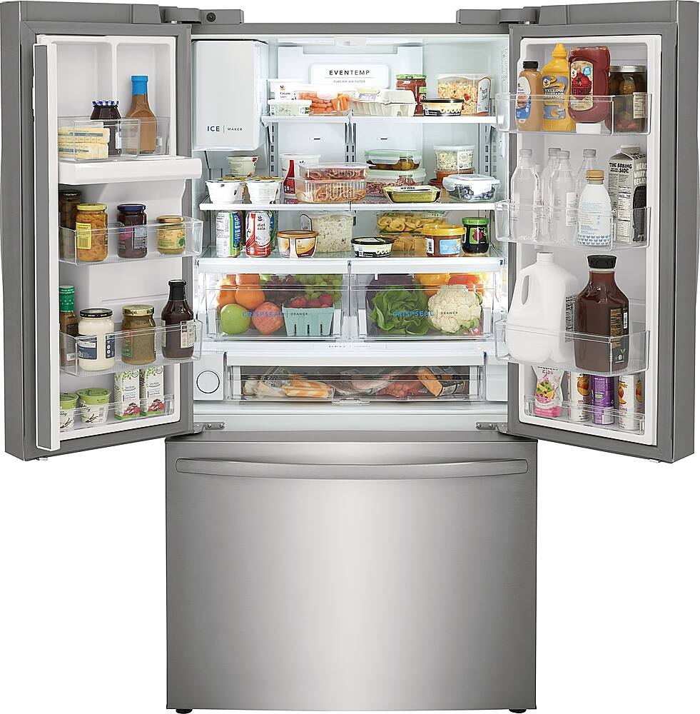 Alt View 2. Frigidaire - 27.8 Cu. Ft. French Door Refrigerator - Stainless Steel.