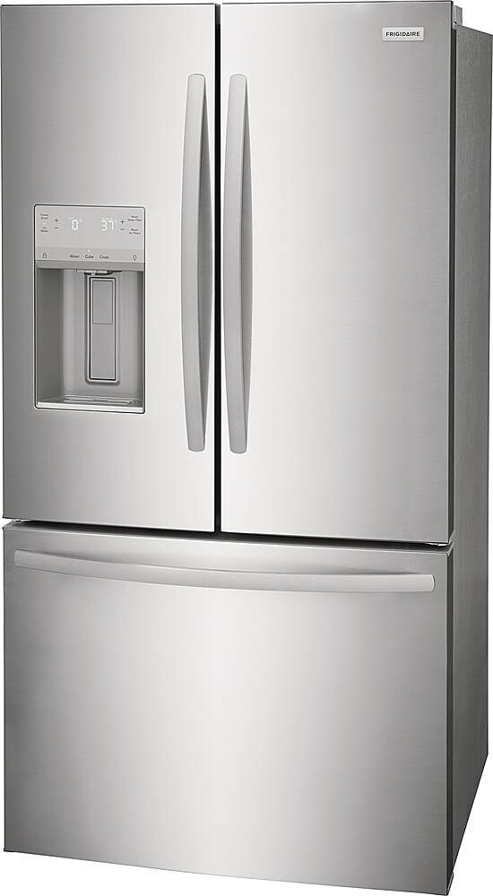 Left. Frigidaire - 27.8 Cu. Ft. French Door Refrigerator - Stainless Steel.