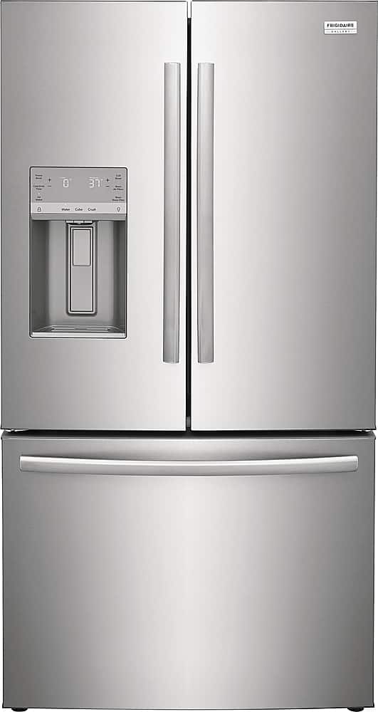 Front. Frigidaire - Gallery 27.8 Cu. Ft. French Door Refrigerator - Stainless steel.