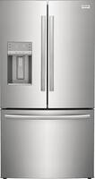 Frigidaire - Gallery 36 in. Wide 27.8 Cu. Ft. French Door Refrigerator with Adjustable Temp Drawer - Smudge Proof Stainless Steel - Front_Zoom