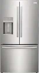 Frigidaire - Gallery 27.8 Cu. Ft. French Door Refrigerator with Adjustable Temp Drawer - Smudge Proof Stainless Steel - Front_Zoom