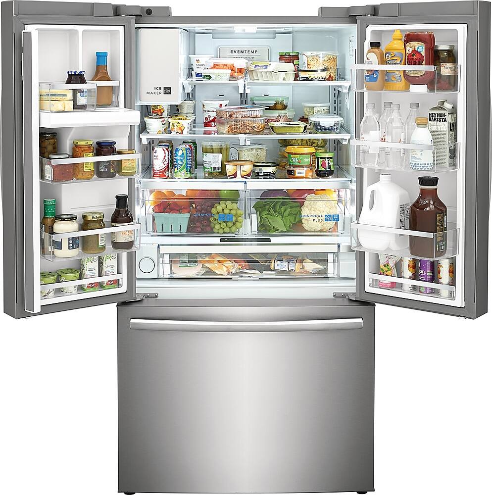 Alt View 3. Frigidaire - Gallery 27.8 Cu. Ft. French Door Refrigerator - Stainless steel.
