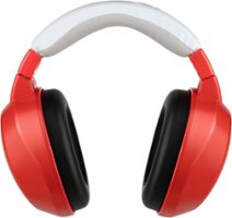 Lucid Hearing - Bluetooth HearMuffs for Children - Hearing Protection Ear Muffs Ideal for Kids 5-10 Years Old - RED - Front_Zoom