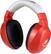 Left. Lucid Hearing - Bluetooth HearMuffs for Children - Hearing Protection Ear Muffs Ideal for Kids 5-10 Years Old - RED.