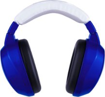 Lucid Audio - Bluetooth HearMuffs for Children - Hearing Protection Ear Muffs Ideal for Kids 5-10 Years Old - BLUE - Front_Zoom