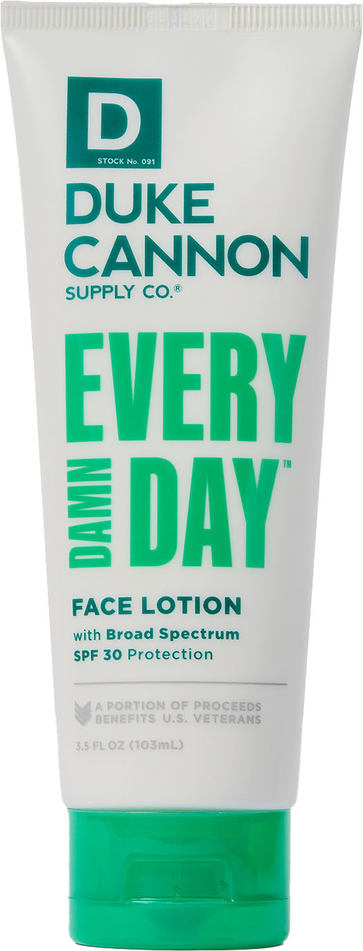  Duke Cannon - Every Damn Day Face Lotion with SPF30 - White