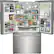 Alt View 1. Frigidaire - Gallery 23.3 Cu. Ft. Counter-Depth French Door Refrigerator - Stainless Steel.