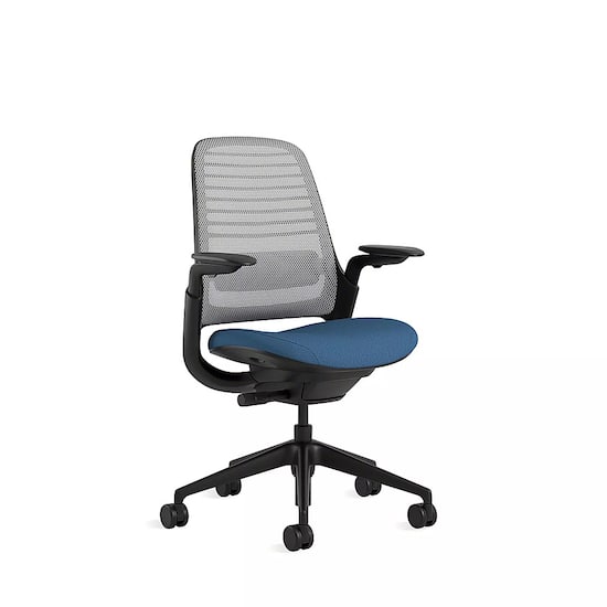Steelcase Series 1 Chair with Black Frame Cobalt