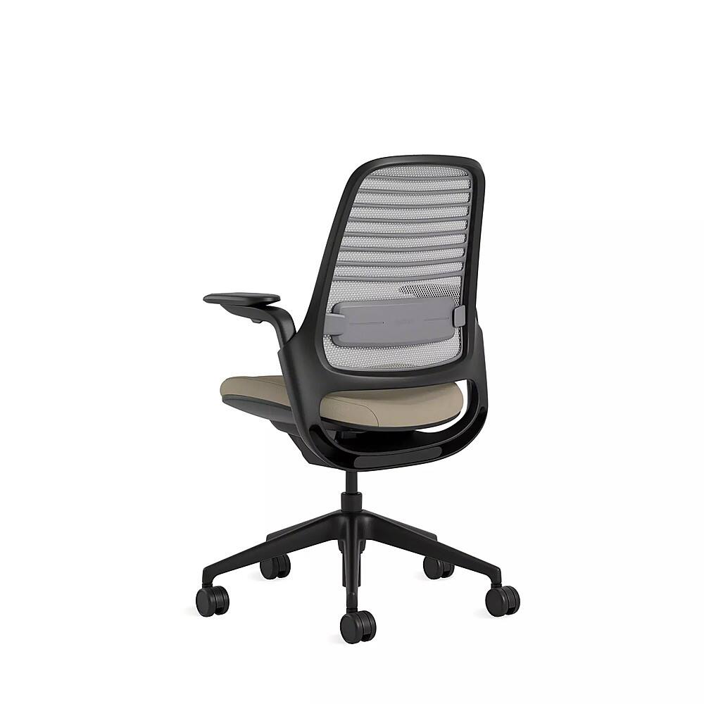 Front. Steelcase - Series 1 Chair with Black Frame - Onyx.