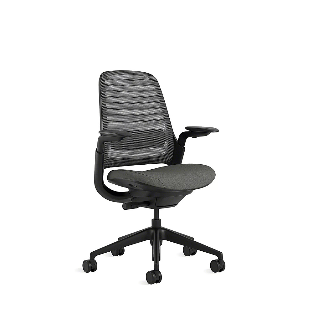 Angle View: Steelcase - Series 1 Chair with Black Frame - Night Owl