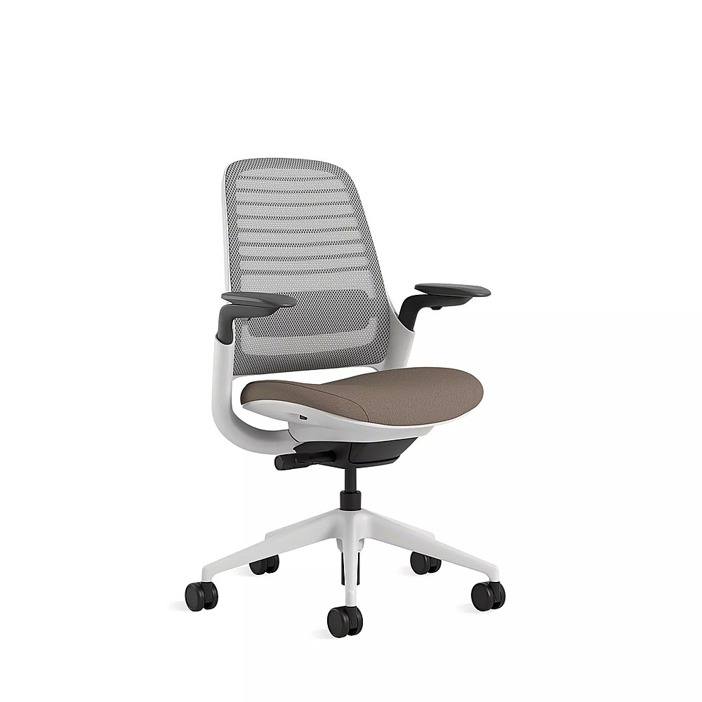 Angle View: Steelcase - Series 1 Chair with Seagull Frame - Truffle