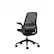 Front. Steelcase - Series 1 Chair with Black Frame - Oatmeal.