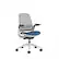 Angle. Steelcase - Series 1 Chair with Seagull Frame - Cobalt.