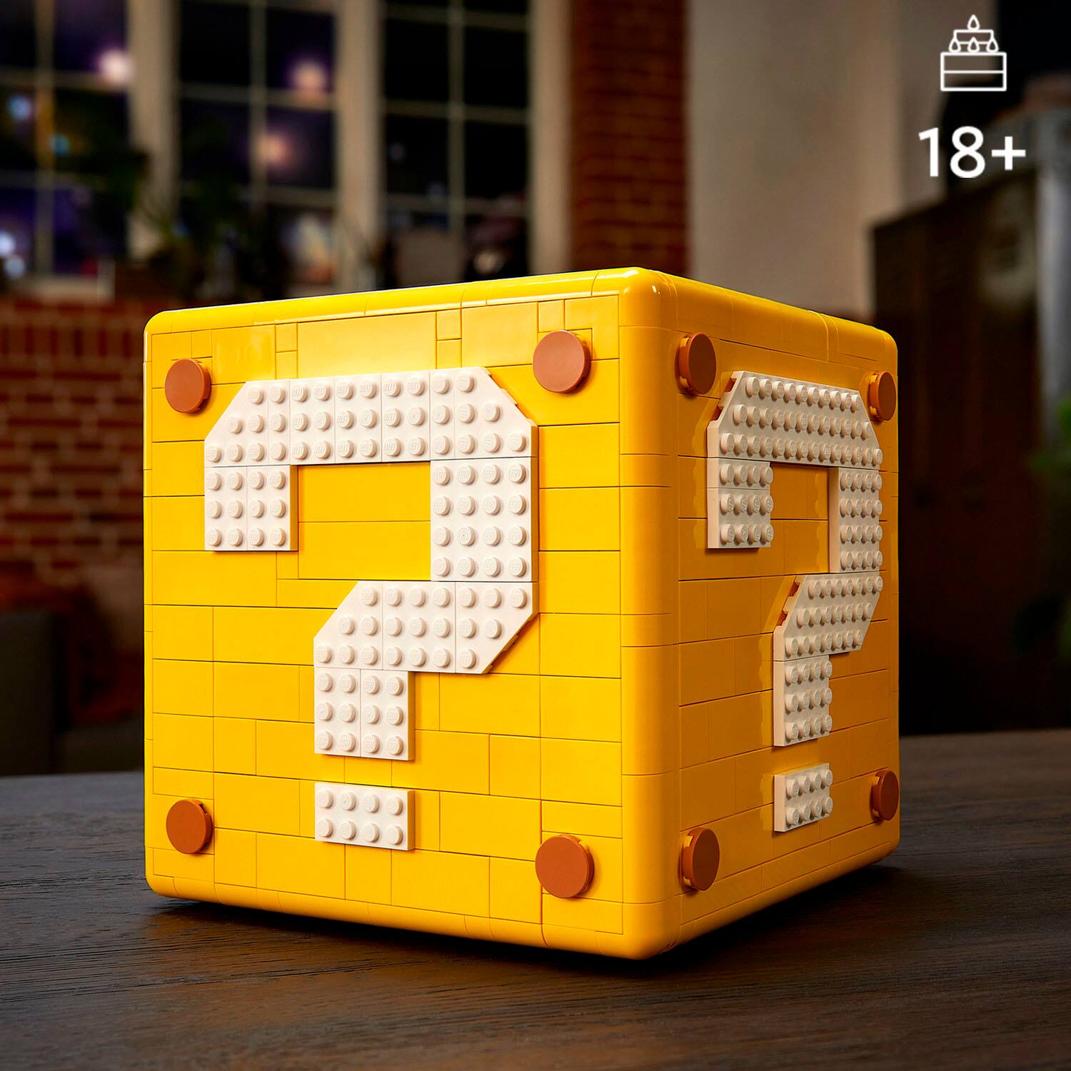 Left. LEGO - Super Mario Super Mario 64 Question Mark Block 71395.