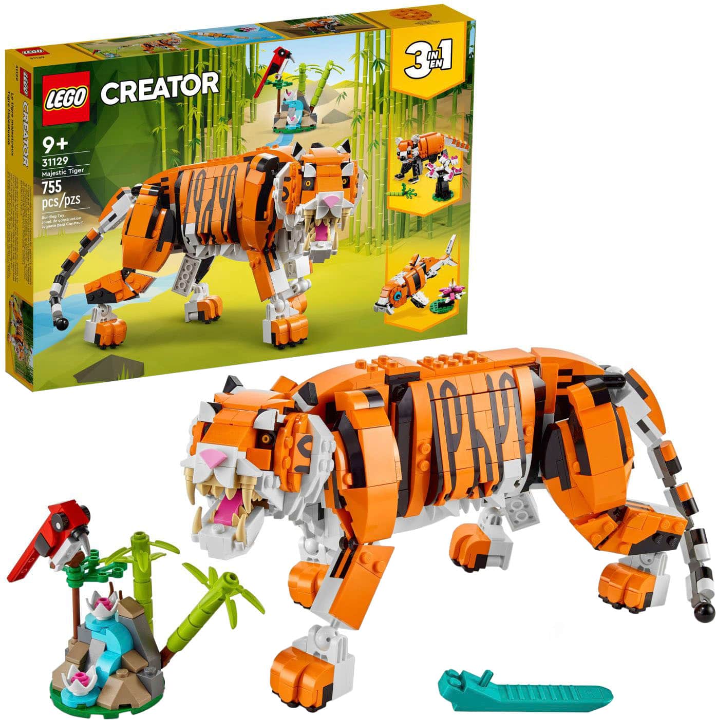 LEGO - Creator 3in1 Majestic Tiger 31129 - Front_Zoom