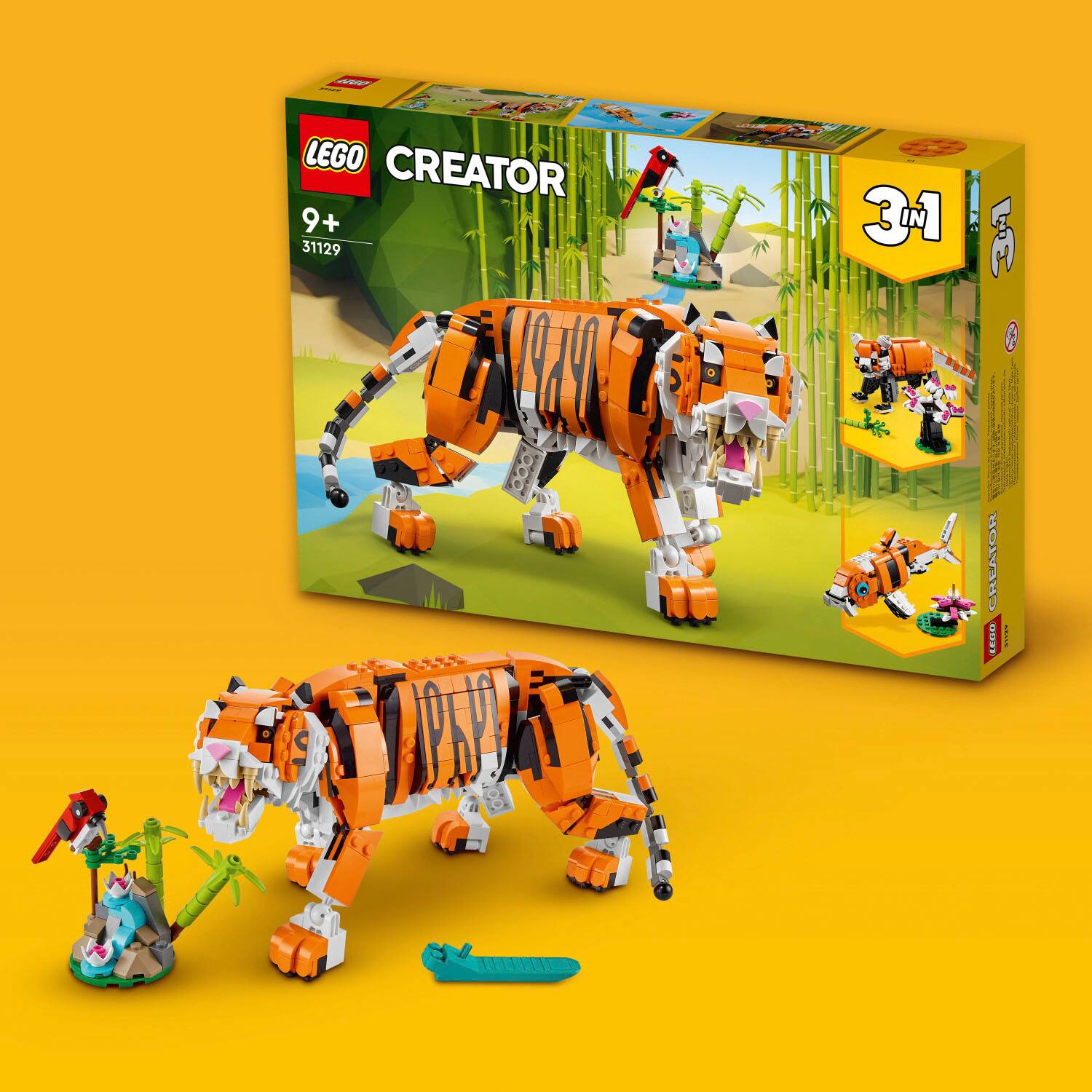 Left. LEGO - Creator 3in1 Majestic Tiger 31129.