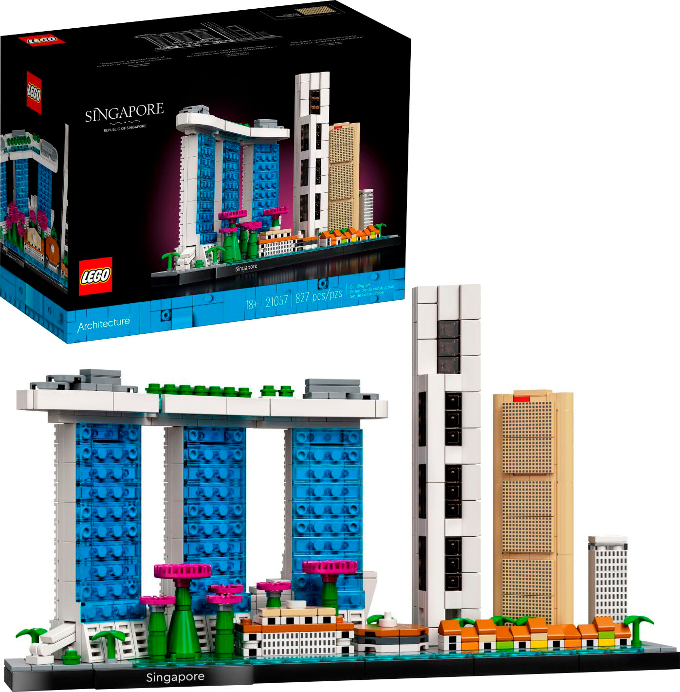 stakåndet Modregning Dæmon LEGO Architecture Singapore 21057 6379807 - Best Buy