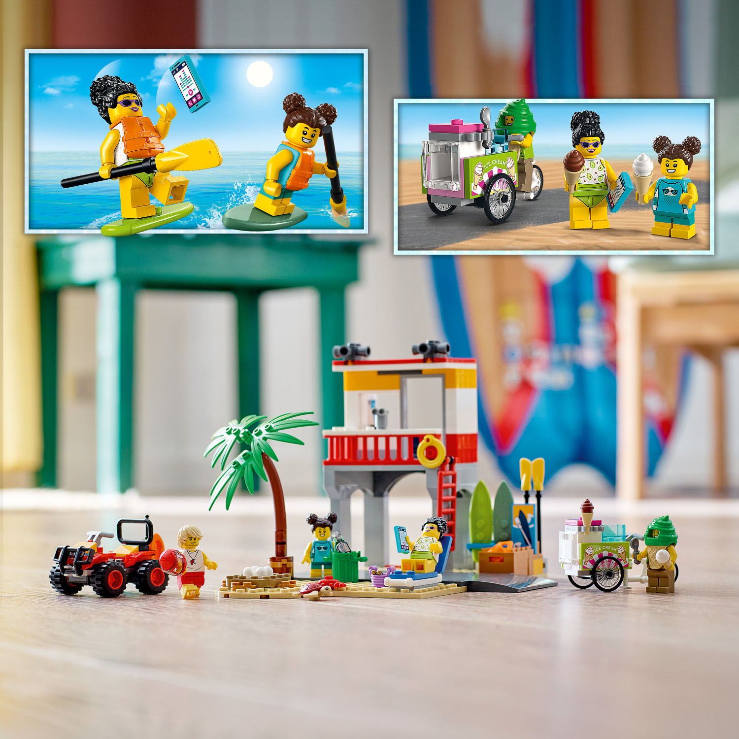 Angle View: LEGO - My City Beach Lifeguard Station 60328
