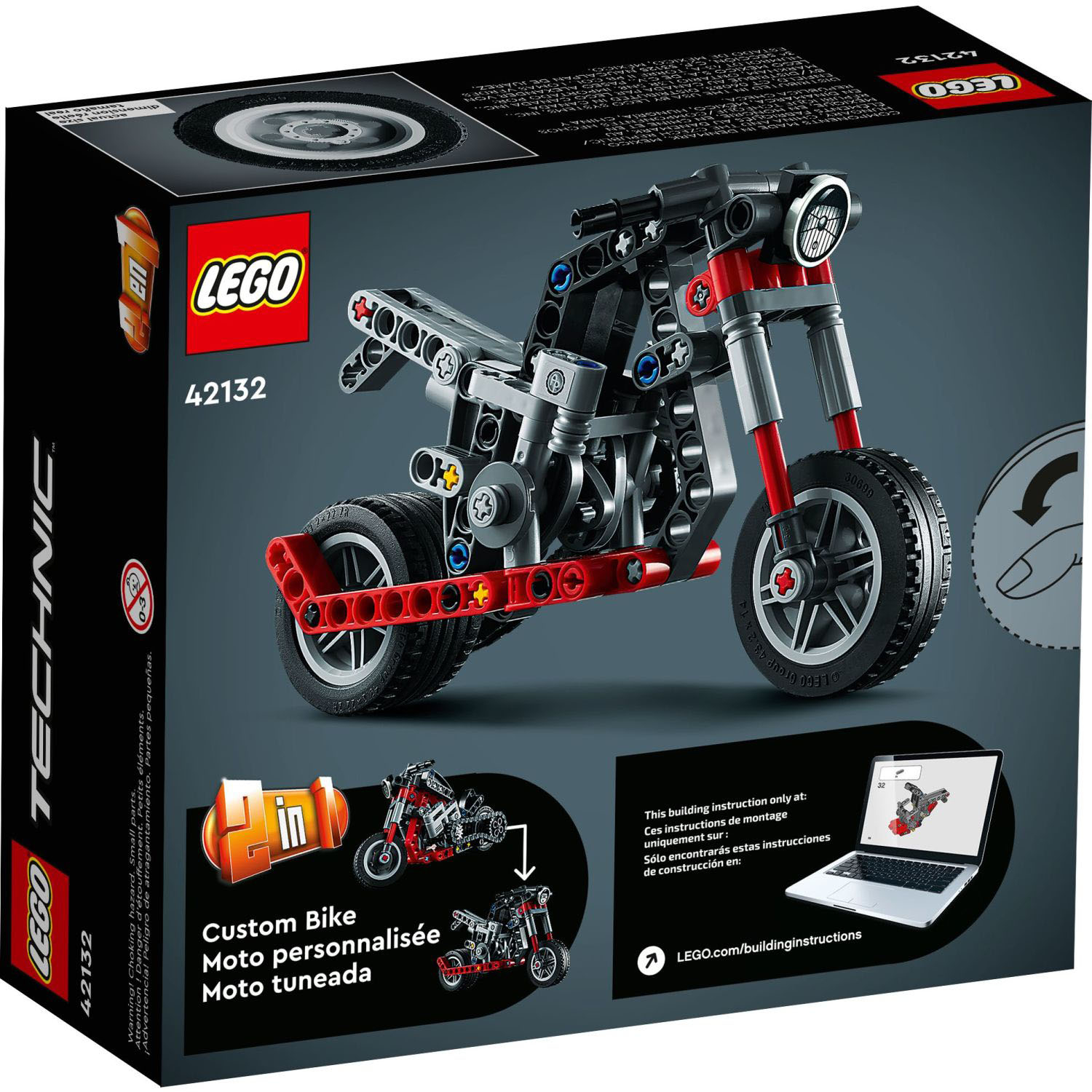 jueves Contabilidad Excesivo LEGO Technic Motorcycle 42132 6371123 - Best Buy