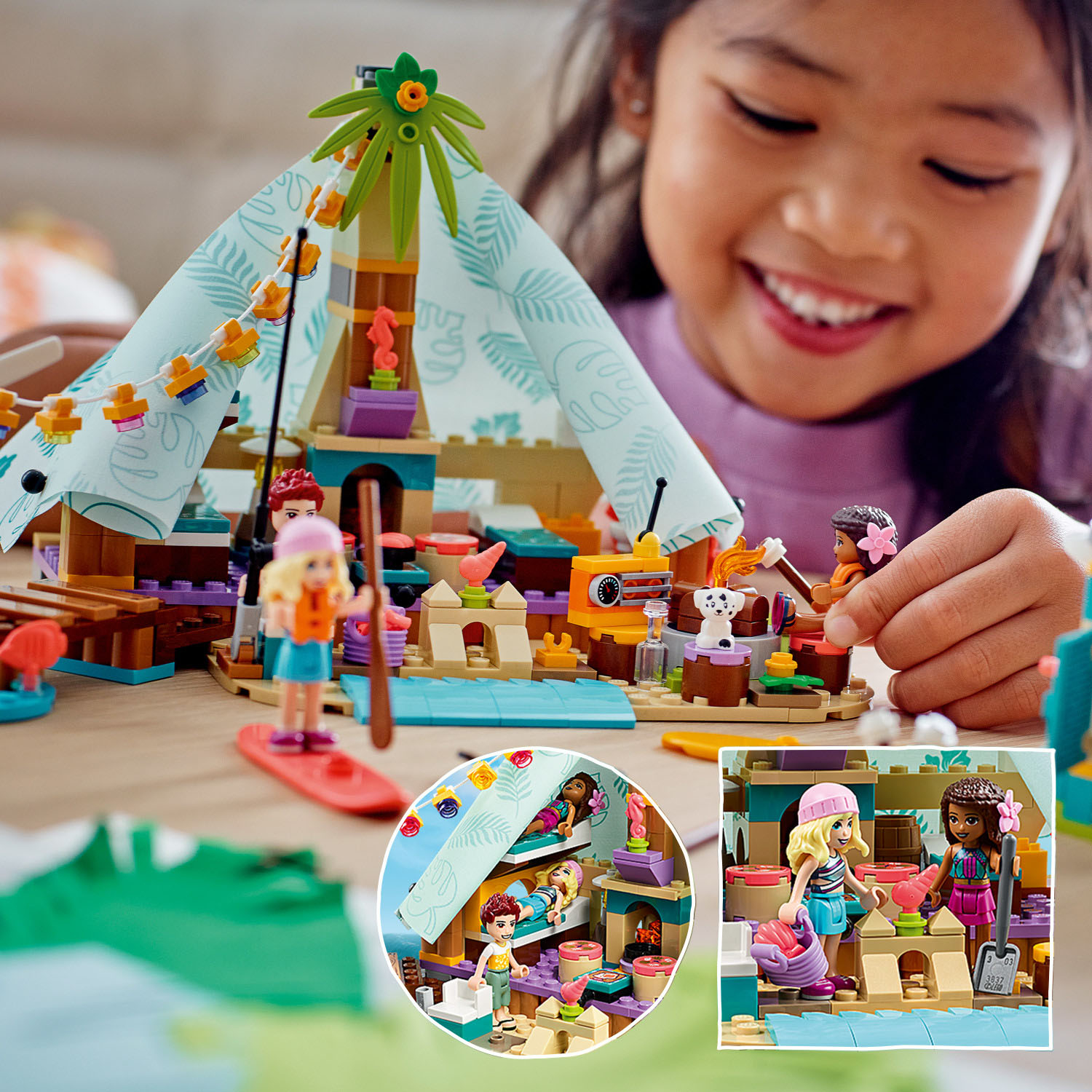 Angle View: LEGO - Friends Beach Glamping 41700
