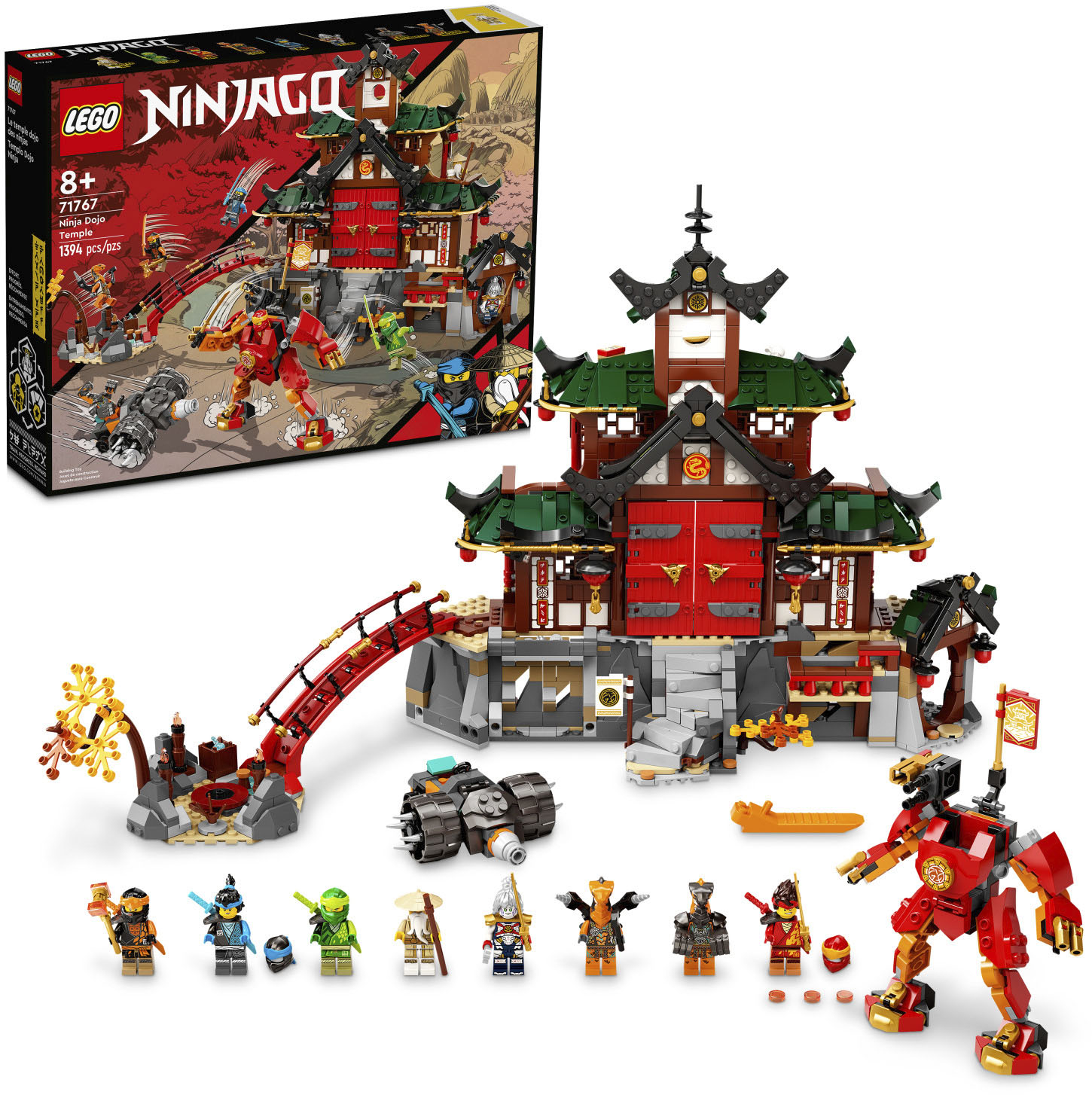 tung kilometer sælge LEGO Ninjago Ninja Dojo Temple 71767 6378904 - Best Buy