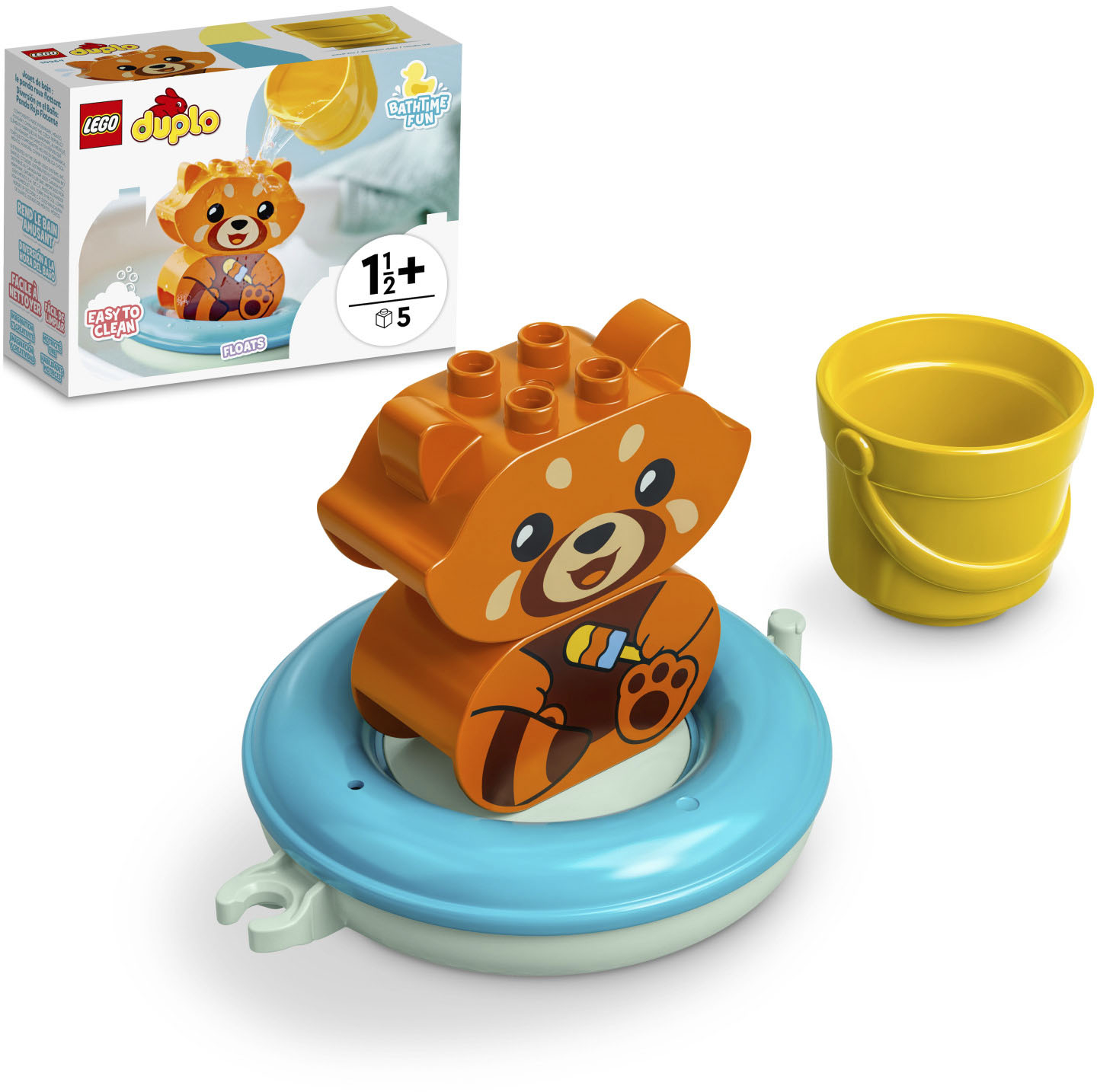 desinficere afbrudt fedt nok LEGO DUPLO My First Bath Time Fun: Floating Red Panda 10964 6379249 - Best  Buy