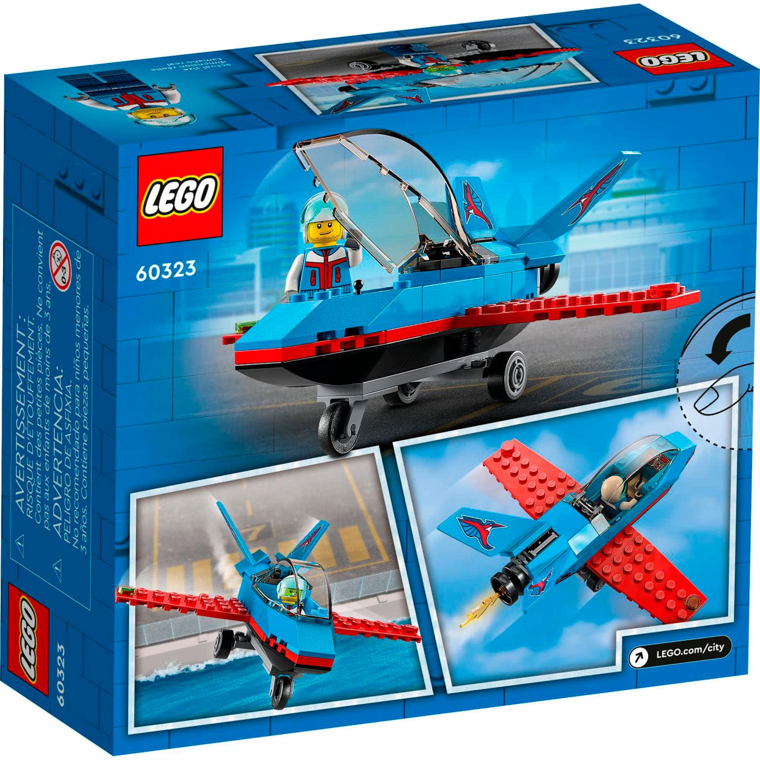 Alt View 11. LEGO - City Great Vehicles Stunt Plane 60323.
